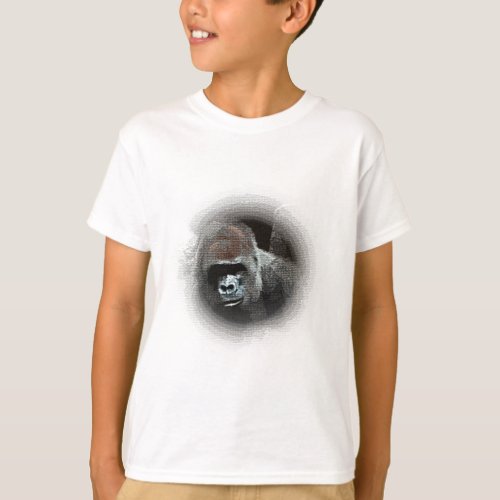 Gorilla Portrait T_Shirt