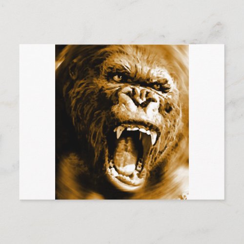 Gorilla Postcard