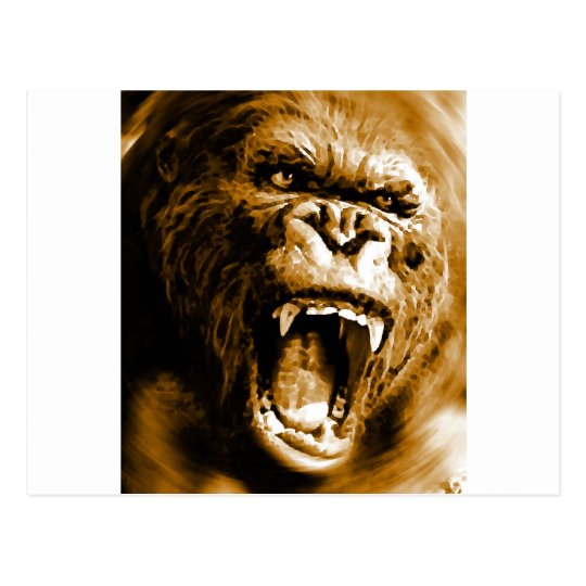 Gorilla Postcard
