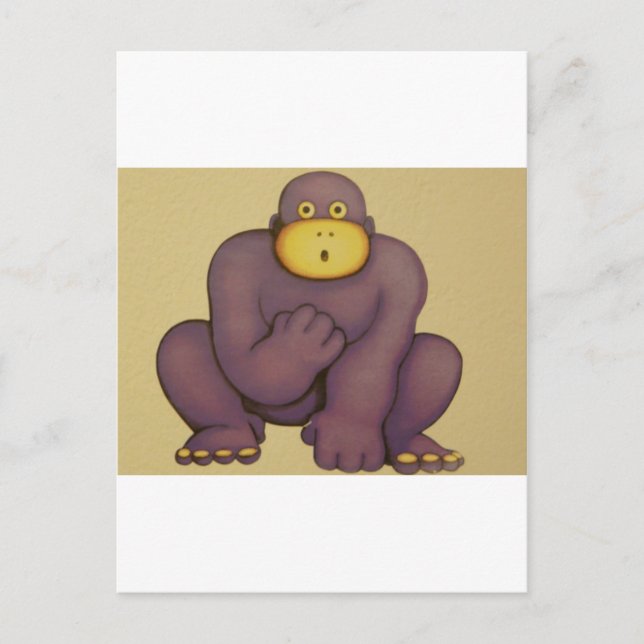gorilla postcard (Front)