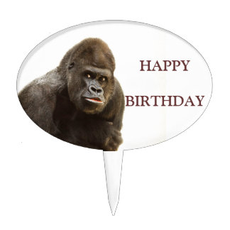 Gorilla Pout Cake Topper