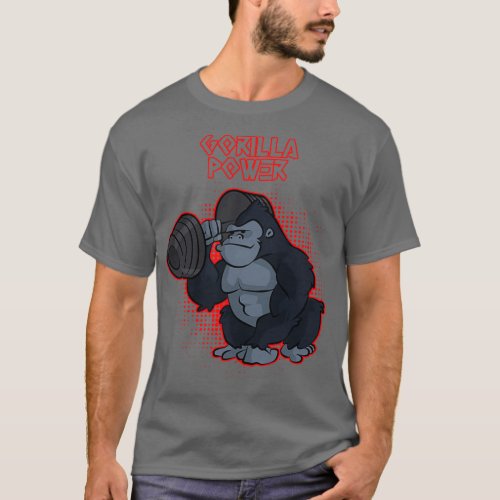 Gorilla Power Fitness  T_Shirt