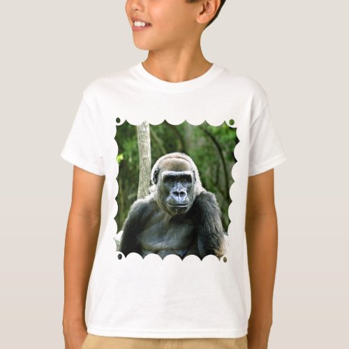 Gorilla Profile Kids T_Shirt