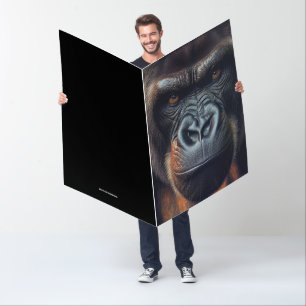 GORILLA RETIREMENT FUNNY BIGGEST BIG CARDS CARD