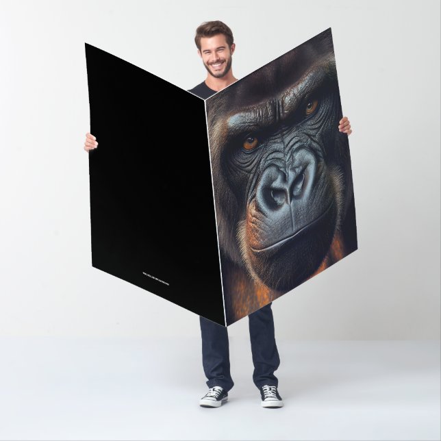 GORILLA RETIREMENT FUNNY BIGGEST BIG CARDS CARD (In Situ)