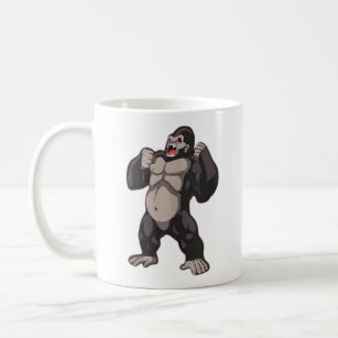 Gorilla Roaring Ape Monkey Coffee Mug
