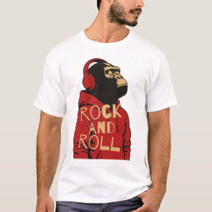 Gorilla Rock And Roll Hoodie T-Shirt