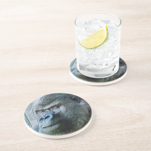 GORILLA SANDSTONE COASTER (Side)