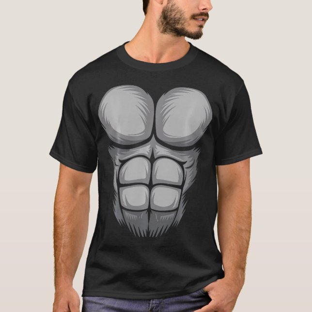 Gorilla Shirt Adult Kids Men Women Gorilla Chest C (Front)