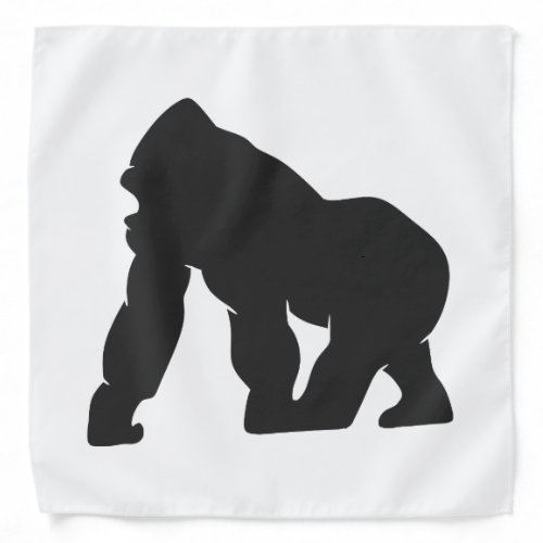 Gorilla silhouette bandana