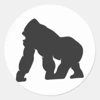 Gorilla Beating Chest Window Decal Sticker