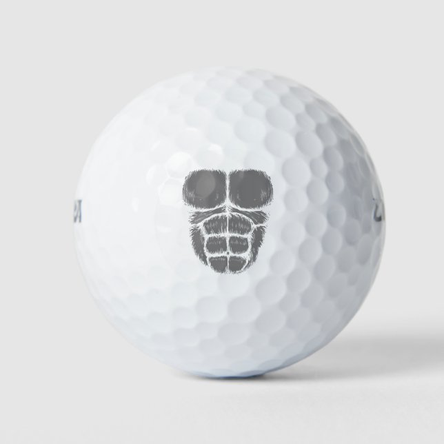 gorilla sixpack golf balls (Front)