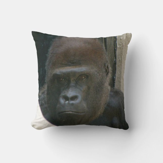 GORILLA STARE pillow (Front)