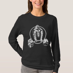 Gorilla Strength Weight Lifter Gym Body Builder T-Shirt