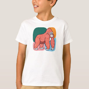 Gorilla T-Shirt – Cool Funny Animal Tee for Kids