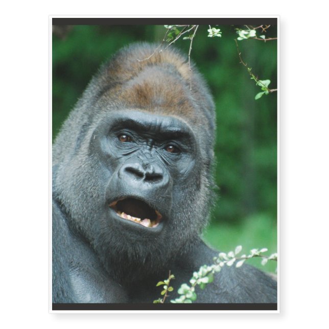 Gorilla Temporary Tattoos (Front)