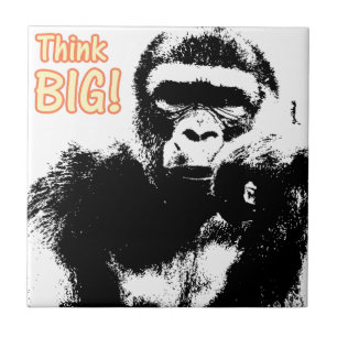 Gorilla Think Big Ceramic Tile