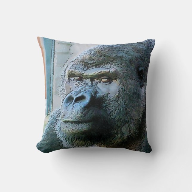GORILLA THROW PILLOW (Front)