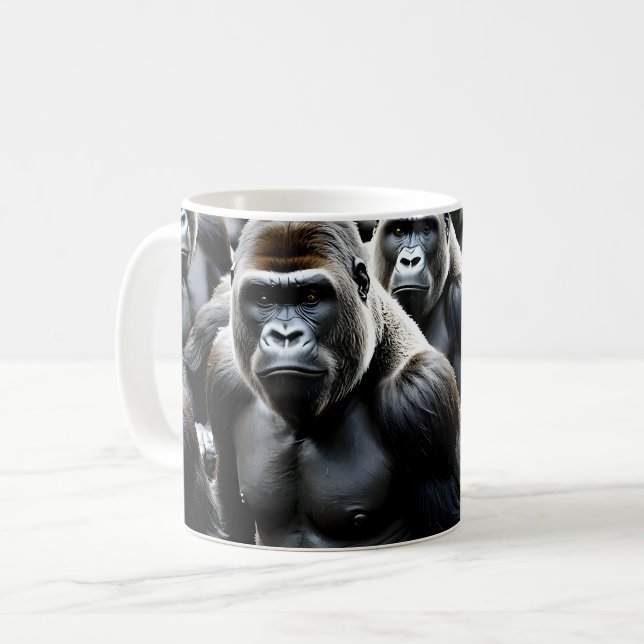 Gorilla Troop Coffee Mug (Front Left)