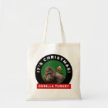 Gorilla Turkey Christmas Dinner Pun Tote Bag