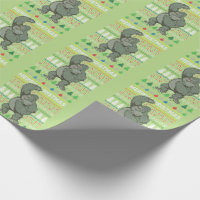 christmas santa gorilla wrapping paper