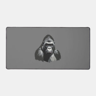 Gorilla Vector Graphic Art Portrait Animal Spirit Desk Mat