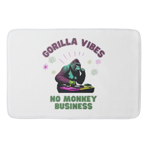 Gorilla Vibes no Monkey Business Bath Mat