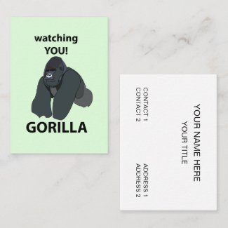 Gorilla Watching You Funny Gorilla