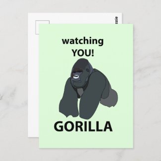 Gorilla Watching You Funny Gorilla