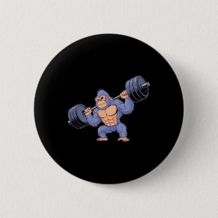 Gorilla Weightlifting Fitness Gym Training Bodybui Button