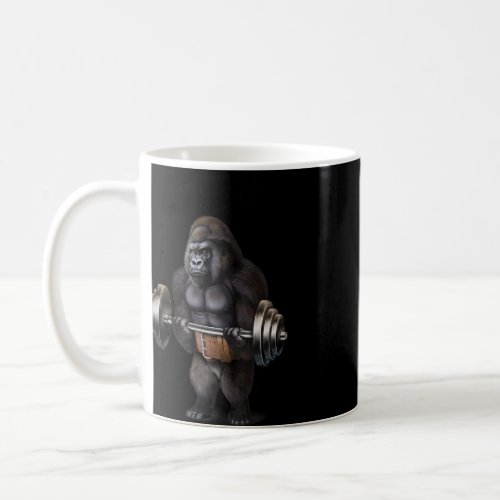 Gorilla Weightlifting In Fitness Gym 1  Coffee Mug