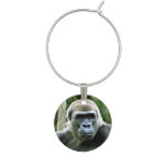 Gorilla Wine Glass Charm