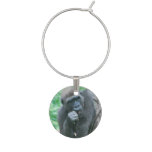 Gorilla Wine Glass Charm