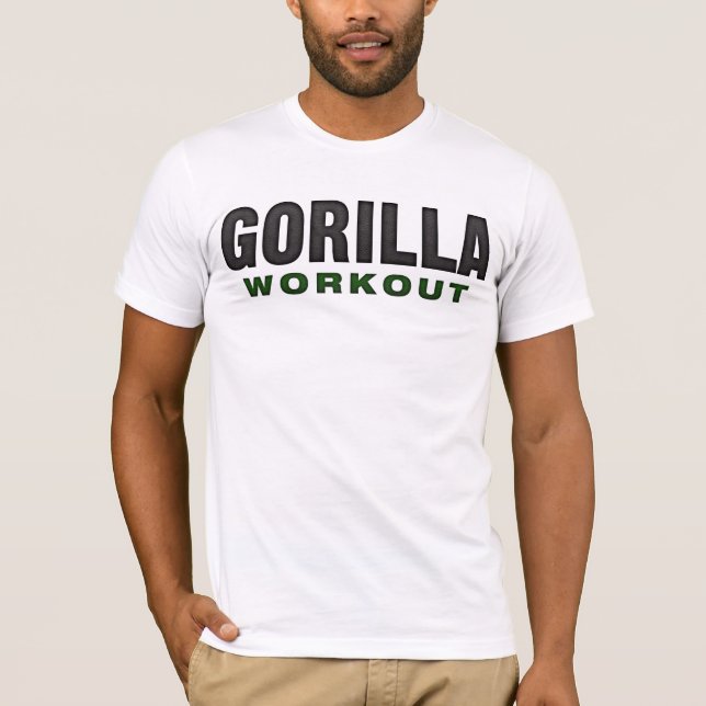 Gorilla Workout Light Apparel T-Shirt (Front)