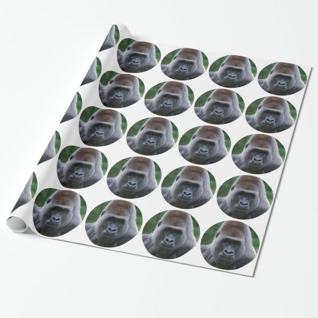 "Gorilla" Wrapping Paper (Unrolled)