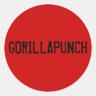 GORILLAPUNCH STICKERS RED