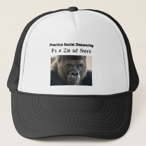 Gorillas in the Midst Corona Riot by Funnycomb Trucker Hat