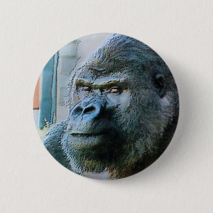 GORILLAS PINBACK BUTTON