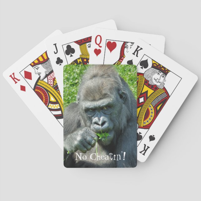 GORILLAS  POKER CARDS (Back)