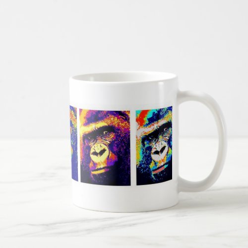 Gorillas Pop Art Coffee Mug