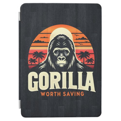 Gorillas Worth Saving World Wildlife Day Vintage iPad Air Cover