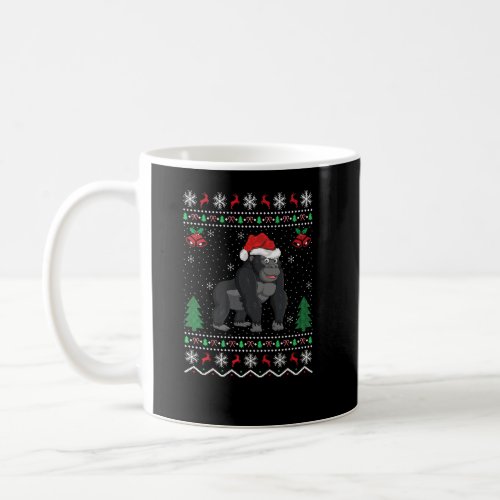 Gorillas  Xmas  Ugly Gorilla Christmas  Coffee Mug