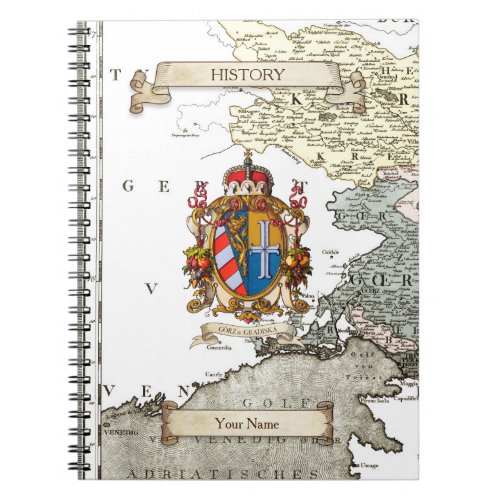 Gorizia and Gradisca in 1700s Europe Notebook