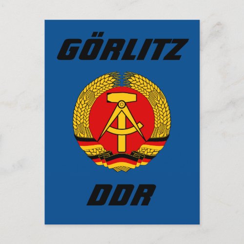 Gorlitz Deutsche Demokratische Republik DDR Holiday Postcard