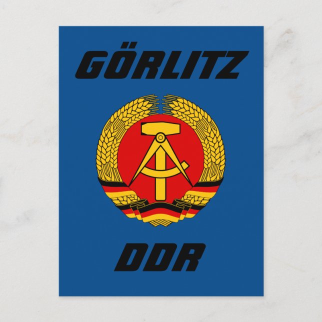 Gorlitz, Deutsche Demokratische Republik DDR Holiday Postcard (Front)