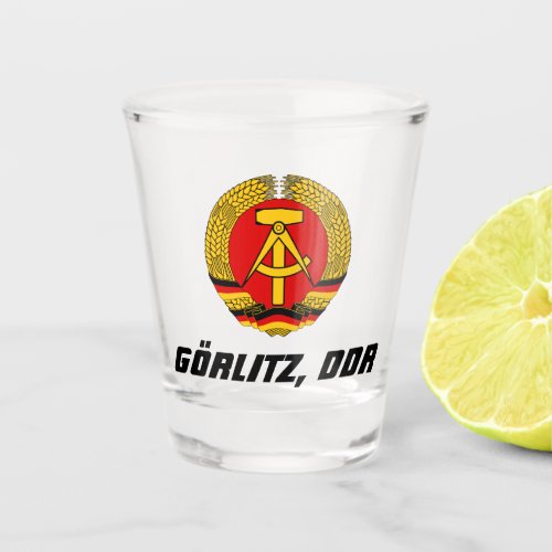 Gorlitz Deutsche Demokratische Republik DDR Shot Glass