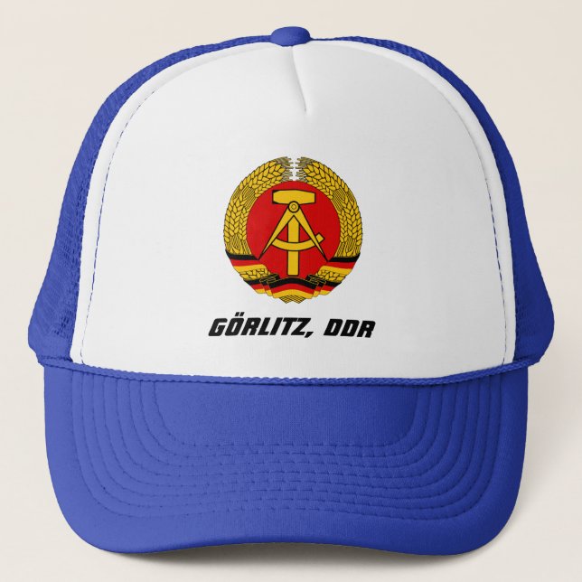 Gorlitz, Deutsche Demokratische Republik DDR Trucker Hat (Front)