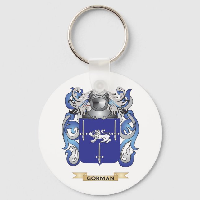 Gorman Coat of Arms (Family Crest) Keychain (Front)