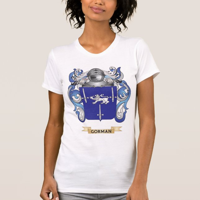 Gorman Coat of Arms (Family Crest) T-Shirt (Front)