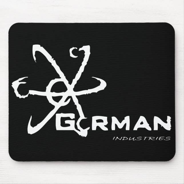 Gorman Industries Black Mouse Pad (Front)